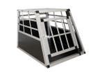 Veiling - Hondentransportbox aluminium M 54 x 69 x 51 cm, Dieren en Toebehoren, Hondenbenches, Nieuw