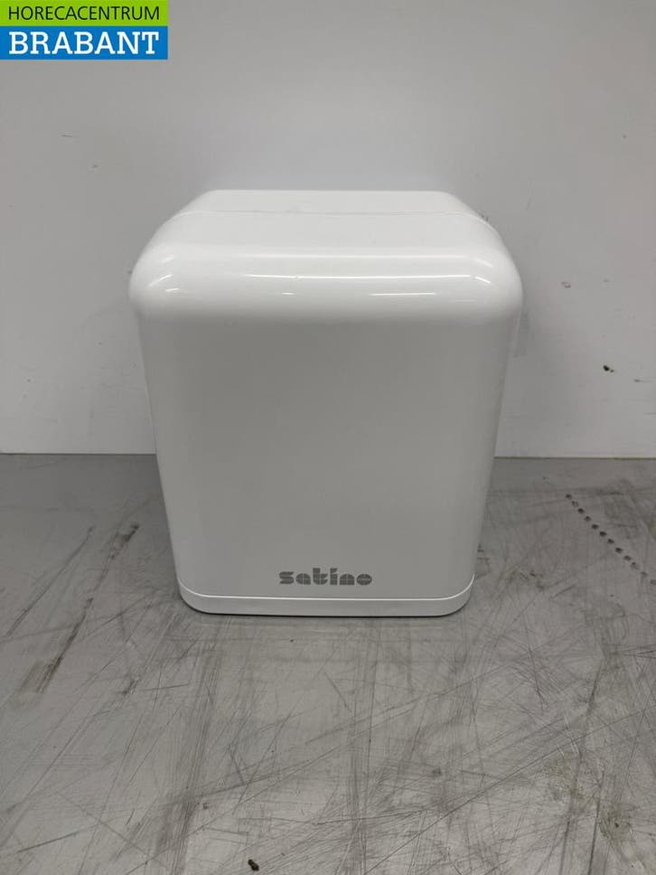 Santino Witte Poetsrol Houder Dispenser Horeca, Zakelijke goederen, Horeca | Meubilair en Inrichting, Ophalen of Verzenden