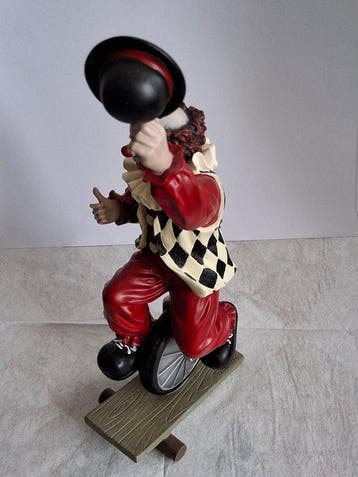 Gilde Clowns - Figuur - Eddi, der Einradfahrer Rarität zum