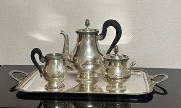 Christofle - Koffie- en theeservies (4) - Malmaison -
