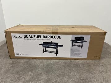 Veiling - Arpe combinatie barbecue Dual Fuel, Tuin en Terras, Gasbarbecues, Nieuw