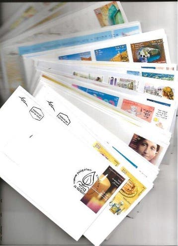 Israël 2010/2015 - 162 FDC uit de periode, voornamelijk