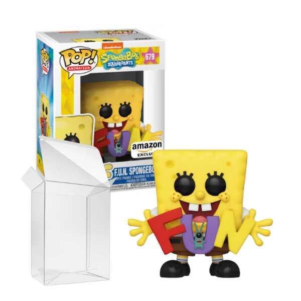 Funko Pop!  Spongebob - Spongebob F.U.N. #679 AMZ, Collections, Jouets miniatures, Envoi