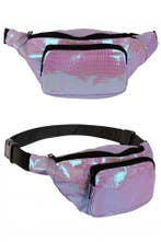 Heuptasje Slangeleer Print Paars, Verzenden