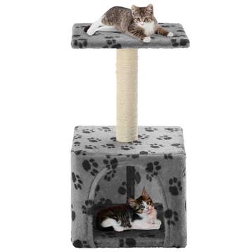 vidaXL Kattenkrabpaal met sisal krabpaal 55 cm pootafdrukken, Animaux & Accessoires, Verzenden