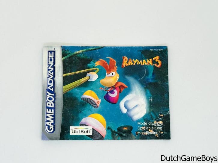 Gameboy Advance / GBA - Rayman 3 - EEU - Manual, Games en Spelcomputers, Games | Overige, Gebruikt, Verzenden