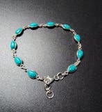 Armband van 925 sterlingzilver met cabochonstenen met