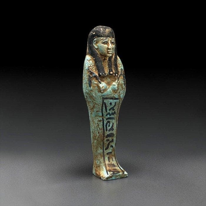 Replica van het oude Egyptische Ushabti-beeld met, Antiek en Kunst, Antiek | Overige Antiek