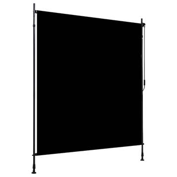 vidaXL Rolgordijn voor buiten 200x270 cm antraciet, Verzenden