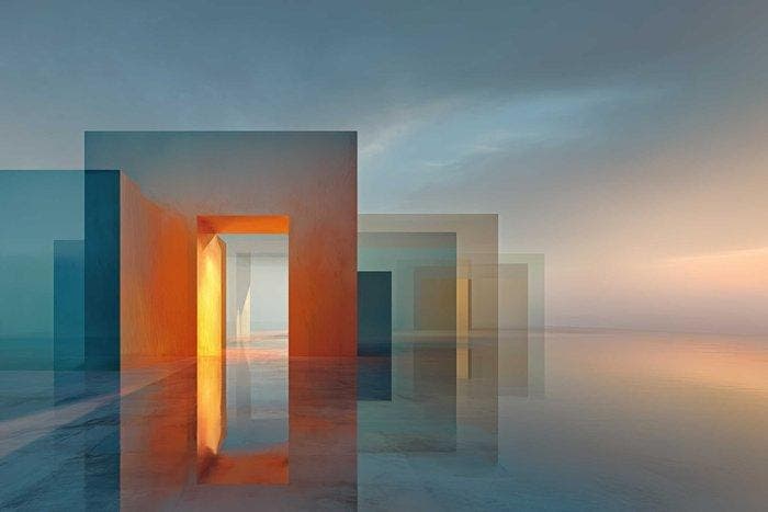 Lea Ottavi - Light Through Silence · XXL · Hand signed, Antiquités & Art, Art | Objets design