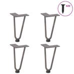 vidaXL Haarnadelpoten voor Salontafel 4 st 20 cm massief, Verzenden