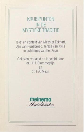Kruispunten in de mystieke traditie / Sleutelteksten in, Verzenden, EECKHART