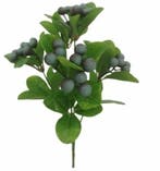 Bessentak Blauw Kunstbloem 32 cm per stuk, Nieuw