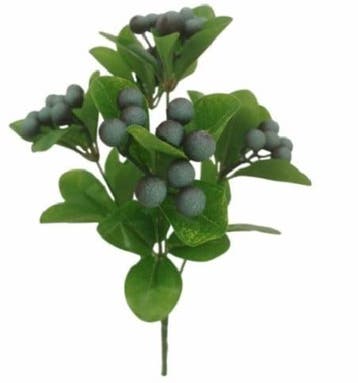 Bessentak Blauw Kunstbloem 32 cm per stuk, Nieuw