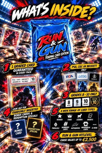 Memorabilia Germany RUN & GUN (NFL Trading Card Edition) -, Nieuw