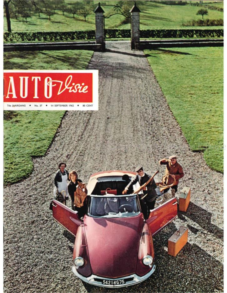 1962 AUTOVISIE MAGAZINE 37 NEDERLANDS, Livres, Autos | Brochures & Magazines, Enlèvement ou Envoi