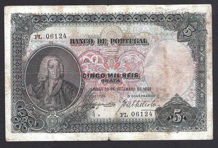 Portugal. - 4 Banknotes - Various Dates, Timbres & Monnaies, Billets de banque | Europe | Billets non-euro