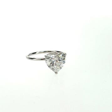 Zonder minimumprijs - Ring - 14 karaat Witgoud - 3.09ct. tw., Nieuw