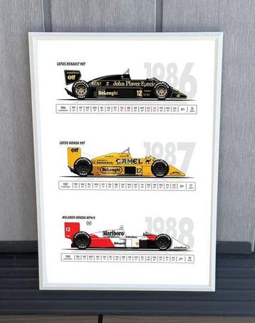 Ayrton Senna - 2026 - Quadro