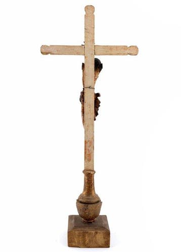 Crucifix - Hout - 1850-1900 - Kruisbeeld van hout,