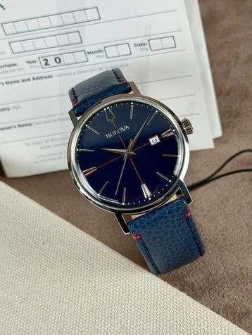 Bulova - Aerojet Date Blue - Sans prix de réserve - 96B293 -, Handtassen en Accessoires, Horloges | Heren, Nieuw
