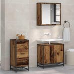 vidaXL Dressoir Oudhout 35.5 x 35 x 76 cm, Verzenden, Nieuw