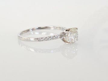 Sans prix de réserve - Bague de fiançailles - 14 carats Or