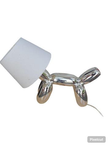 Sompex - Lampe de table - Textile, Chromé(e) - Balloon Dog