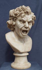 Sculpture, After Bernini-Anima dannata - 41 cm - marbre