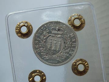 San Marino. 1 Lira 1898 (Zonder minimumprijs)