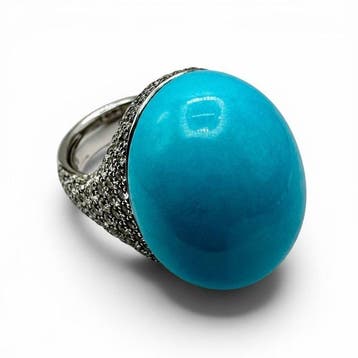 Chantecler - Bague - Cherie - 18 carats Or blanc - Pavé de