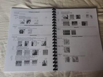 Catalogus, Gestempeld