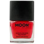 Moon Glow Glow in the Dark Nail Polish Red 14ml, Verzenden