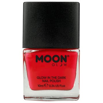 Moon Glow Glow in the Dark Nail Polish Red 14ml, Verzenden, Nieuw