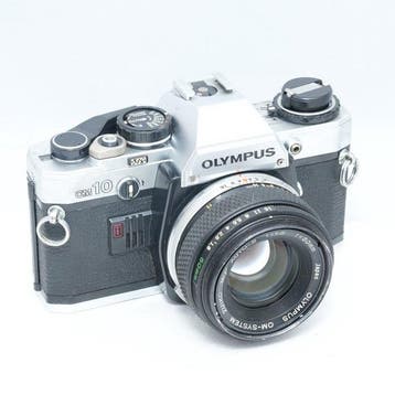 Olympus OM10 + Manual Adapter + Zuiko MC Auto-S 1,8/50mm |, TV, Hi-fi & Vidéo