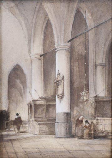 Johannes Bosboom (1817-1891) - Kerkinterieur