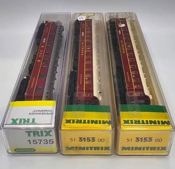 Minitrix N - 3153, 15735 - Wagon de passagers pour trains