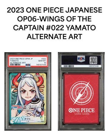 Bandai - 1 Graded card - One Piece - Yamato OP06-022