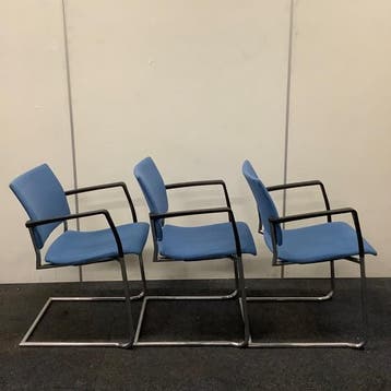 Complete set van 3 stuks  vergaderstoelen Casala Feniks,, Maison & Meubles