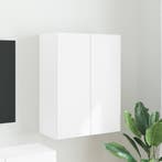 vidaXL TV Wandkast Wandgemonteerd Wit 59,5 x 31 x 80 cm, Huis en Inrichting, Verzenden, Nieuw