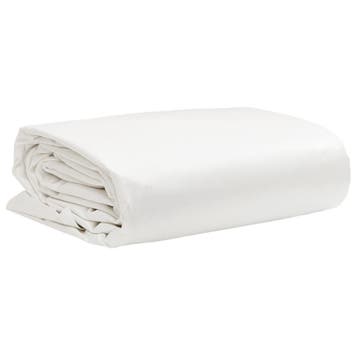 vidaXL Dekzeil 650 g/m² 3x6 m wit, Verzenden