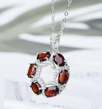 Zonder minimumprijs - Ketting met hanger Zilver, Verguld,