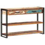 vidaXL Dressoir 120x30x75 cm massief gerecycled hout, Huis en Inrichting, Verzenden, Nieuw