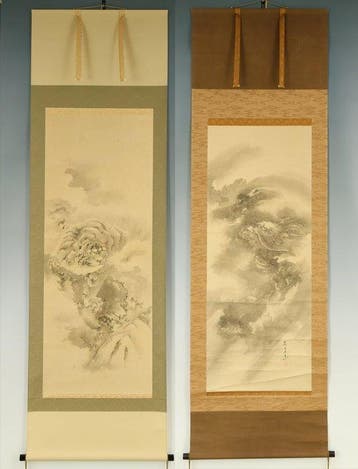 Dragon and Tiger - Gantai  (1782-1865) - Japan - Late Edo
