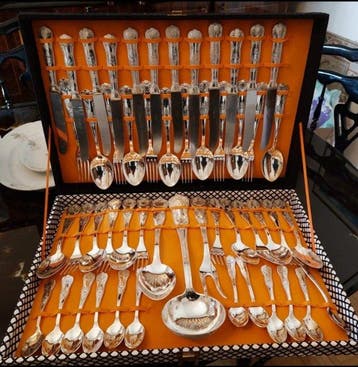 ARG-GM - Ménagère pour 12 personnes (51) - Plaqué(e) argent