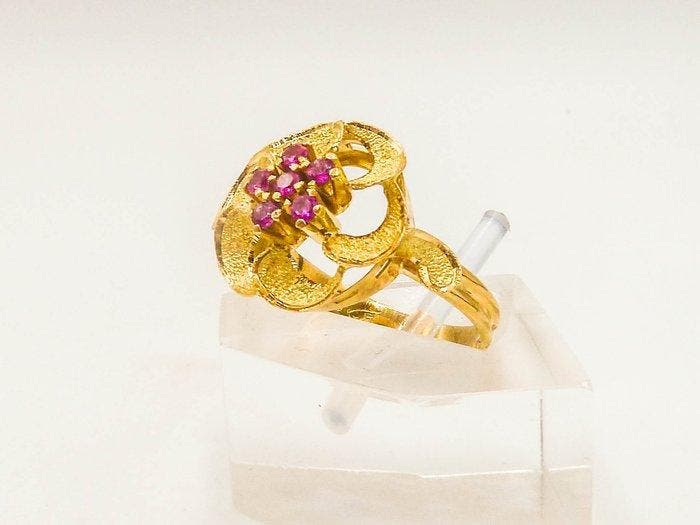 Ring - 18 karaat Geel goud, Bijoux, Sacs & Beauté, Bagues