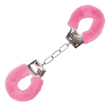 Roze Handboeien Pluche, Verzenden, Nieuw