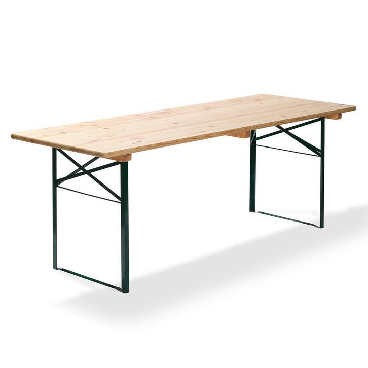 Biertafel groen hout | 2200x800x780(h)mm VEBA, Zakelijke goederen, Horeca | Keukenapparatuur, Nieuw in verpakking, Verzenden