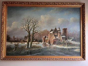Thomas F. Heesakkers (1946) - Winterlandschap