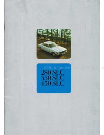 1977 MERCEDES BENZ SLC BROCHURE DUITS, Ophalen of Verzenden